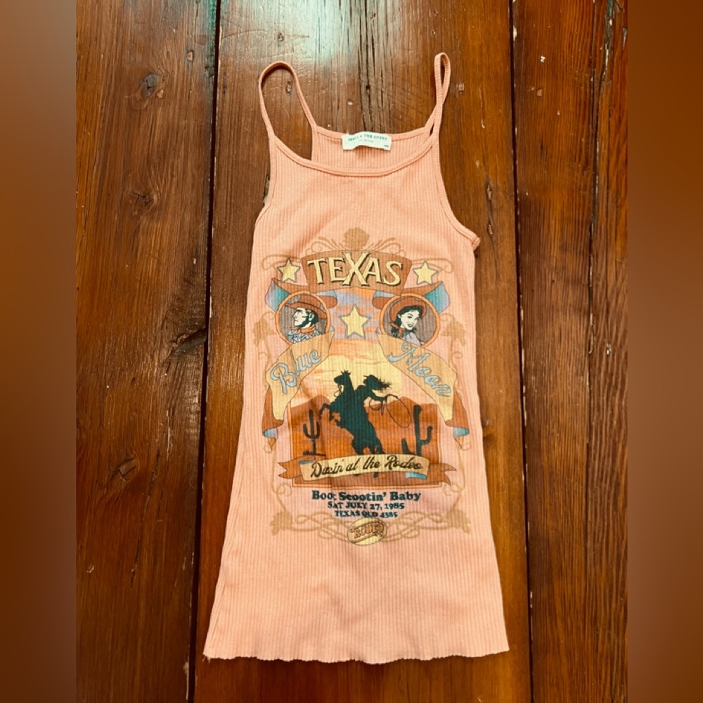 Spell and the Gypsy Texas Blue Moon Singlet tank top XXS